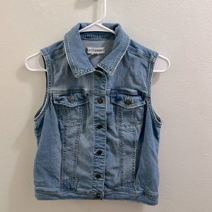 Artisan NY Vest Jean/Denim Jacket Light Wash Size Medium